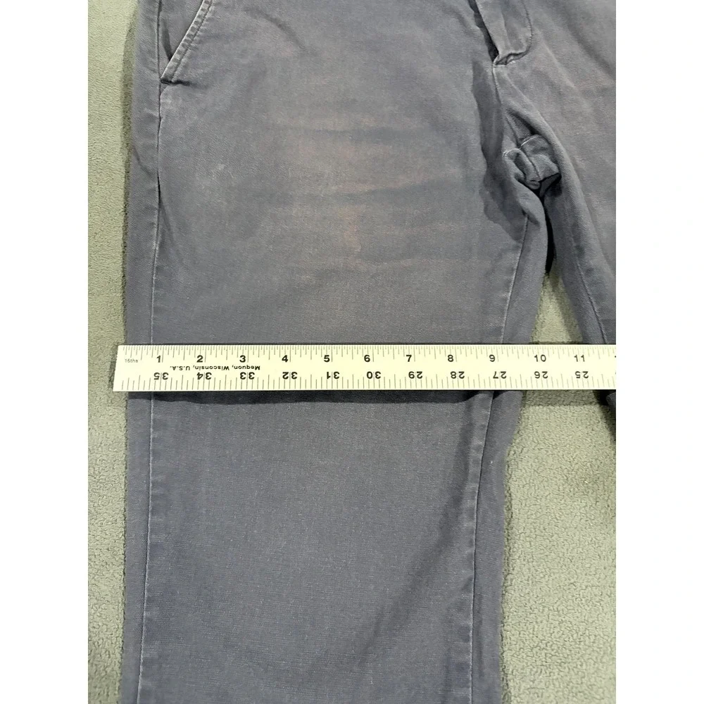 Old‎ Navy Chino Pants Mens 32x30 Gray Cotton Stretch Slim Fit Straight Leg